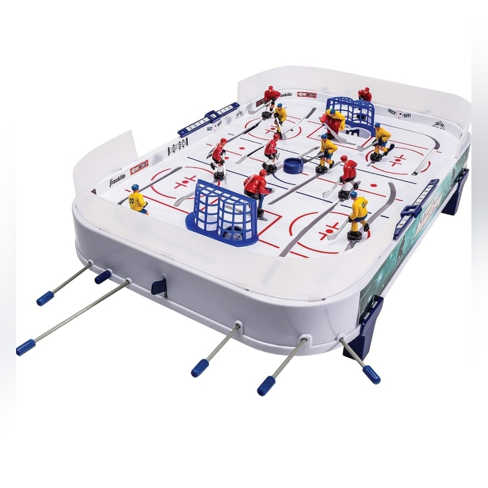 Franklin Sports Table Top Rod Hockey Game Set - Perfect Hockey Toy + Gameroom